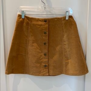 Corduroy burnt orange skirt